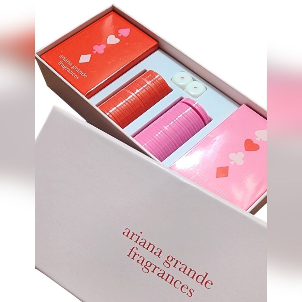 Ariana Grande Fragrances Collector's Item EXCLUSIVE LIMITED Pink Poker Set